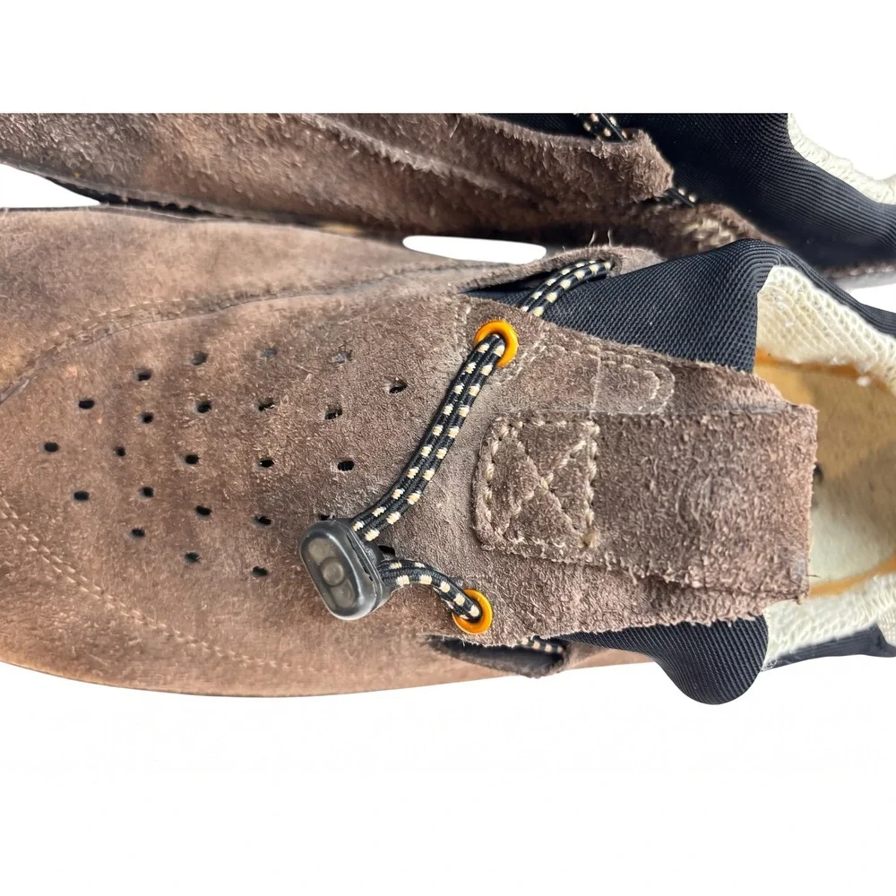 Timberland x Smartwool Brown Suede Leather Slip On Bungee Shoes Mens 12